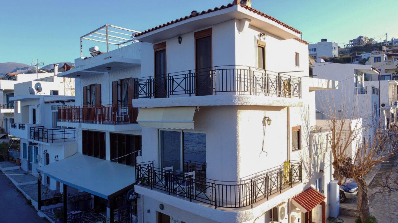The Island House - Family Size Apt - Overlooking The Aegean - 3 Steps From The Beach มอโคลส ภายนอก รูปภาพ